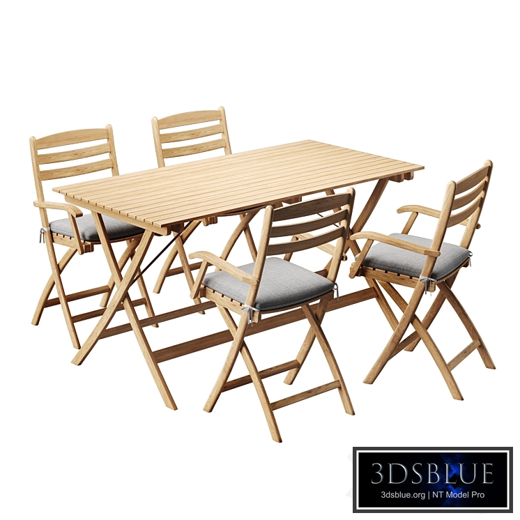 Selandia Dining Table Rectangle + Armchair by DWR