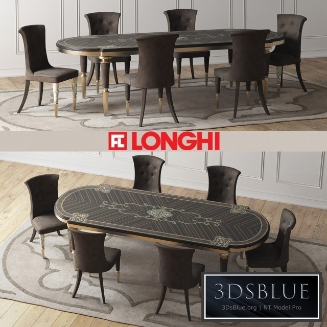 LAYTON Wooden Table &amp; MARION Chairs