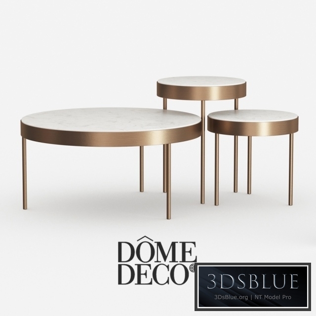 Dome Deco set of coffee tables