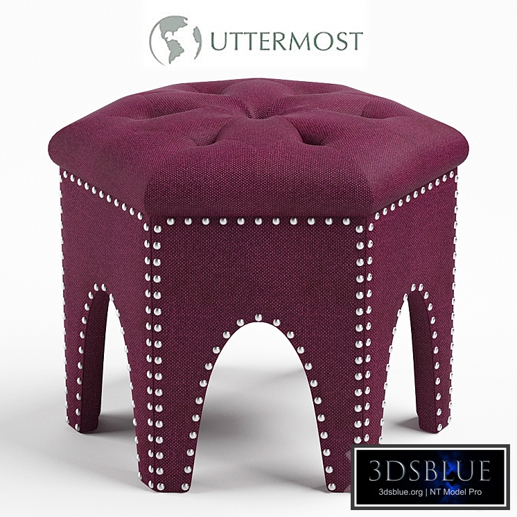 Pippa Purple Small Stool