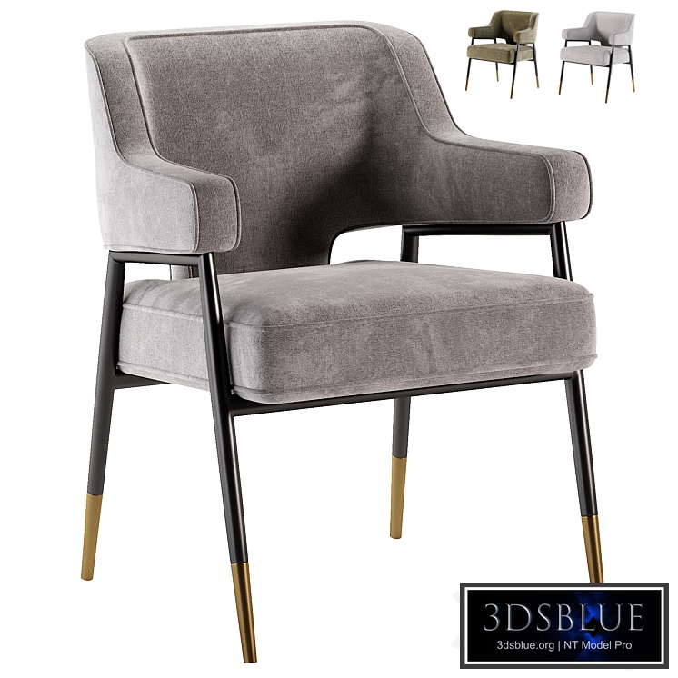 Derome Dining Armchair - Polo Club Stone