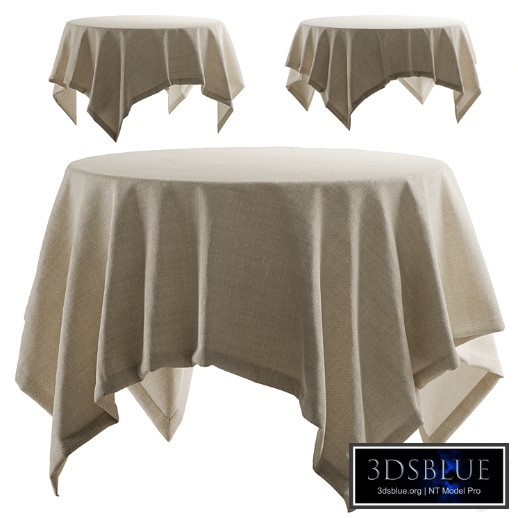 Tablecloth for a round table