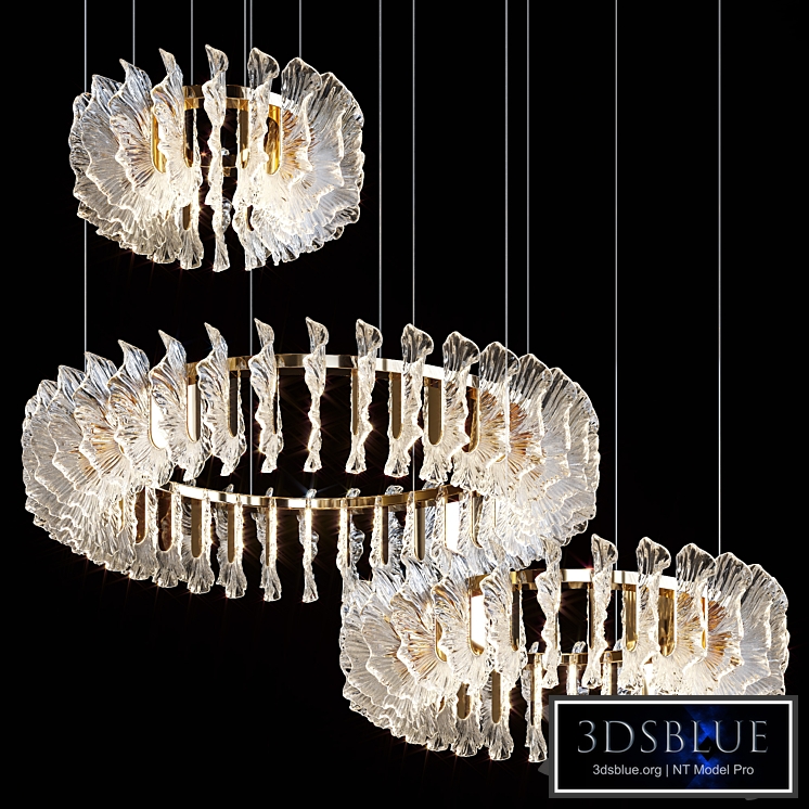 Pendant chandeliers Divinare ANNA trio