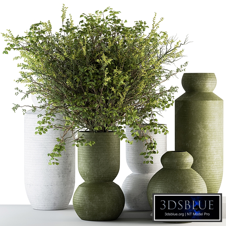 Vase and Plant Decorative Set 142