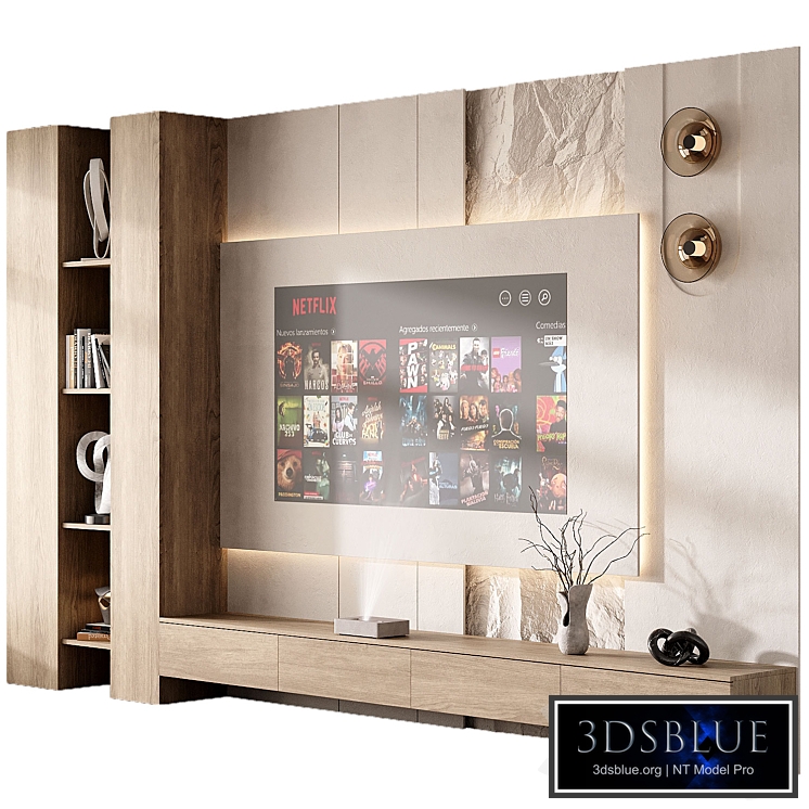 TV Wall set 003