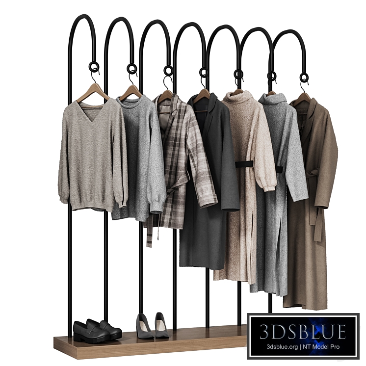 Hanger for a clothing store 04