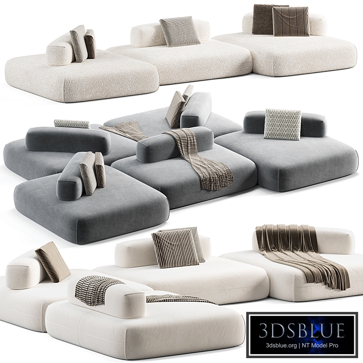 Modular sofa Flow Plus by Aatom