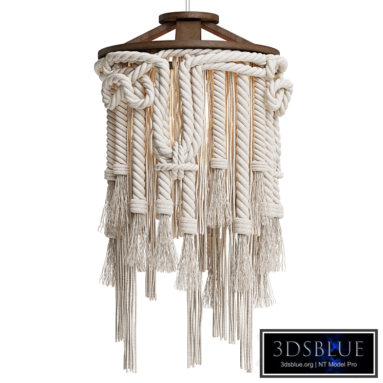 Macrame Lamp Shade Boho Hanging Pendant