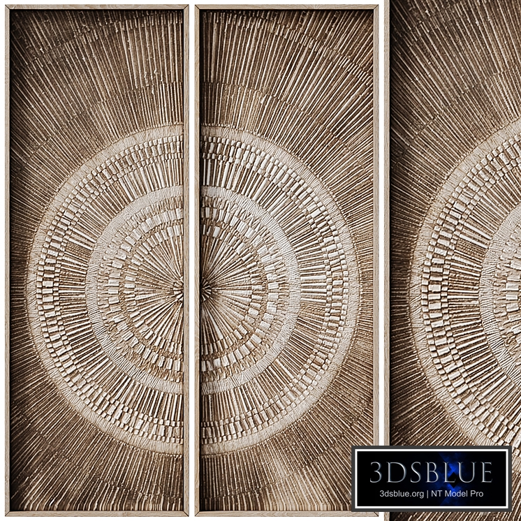 Decorative panel 3D ART RELIEF 88