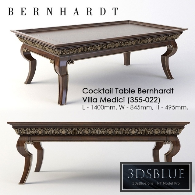 table coffee Bernhardt Villa Medici (355-022)
