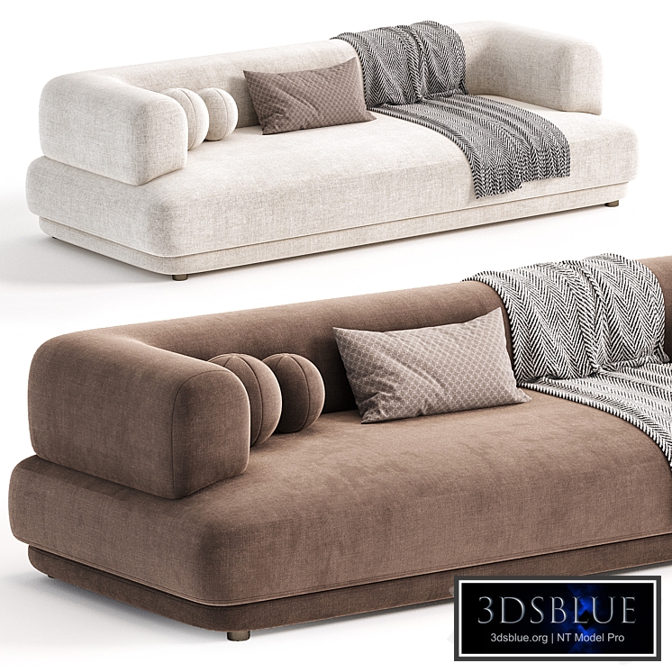 Zanotta BUMPER Fabric Sofa