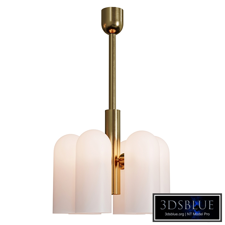 CEILING LIGHT ODYSSEY 3 LACQUERED BURNISHED BRASS