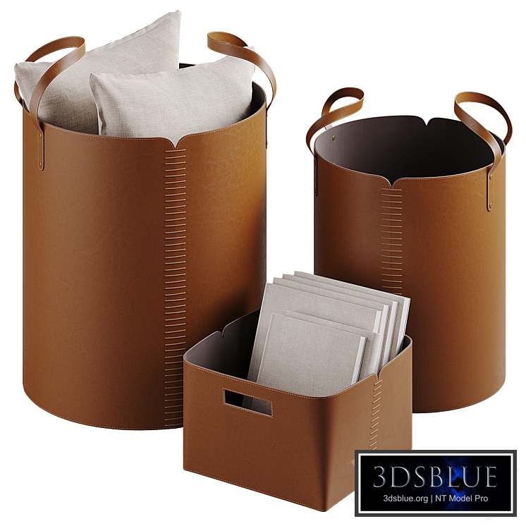 Hardy Leather Basket Collection