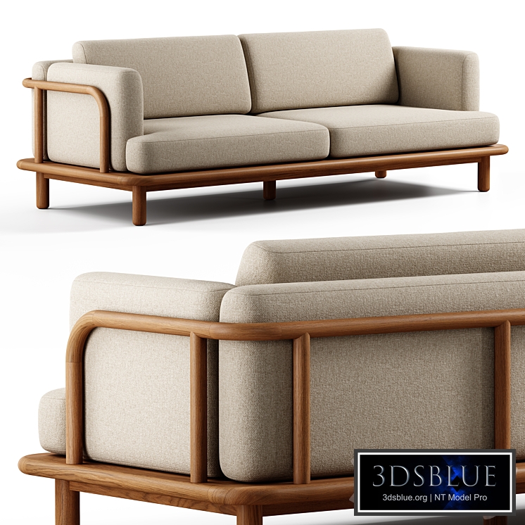 Kave Home - Turqueta, 3 Seater Sofa