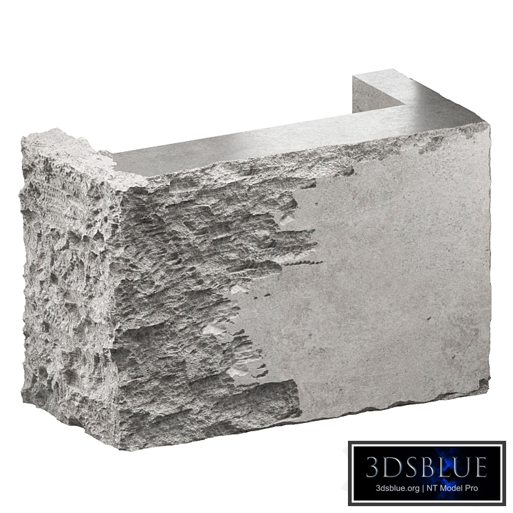 reception desk made of concrete 1