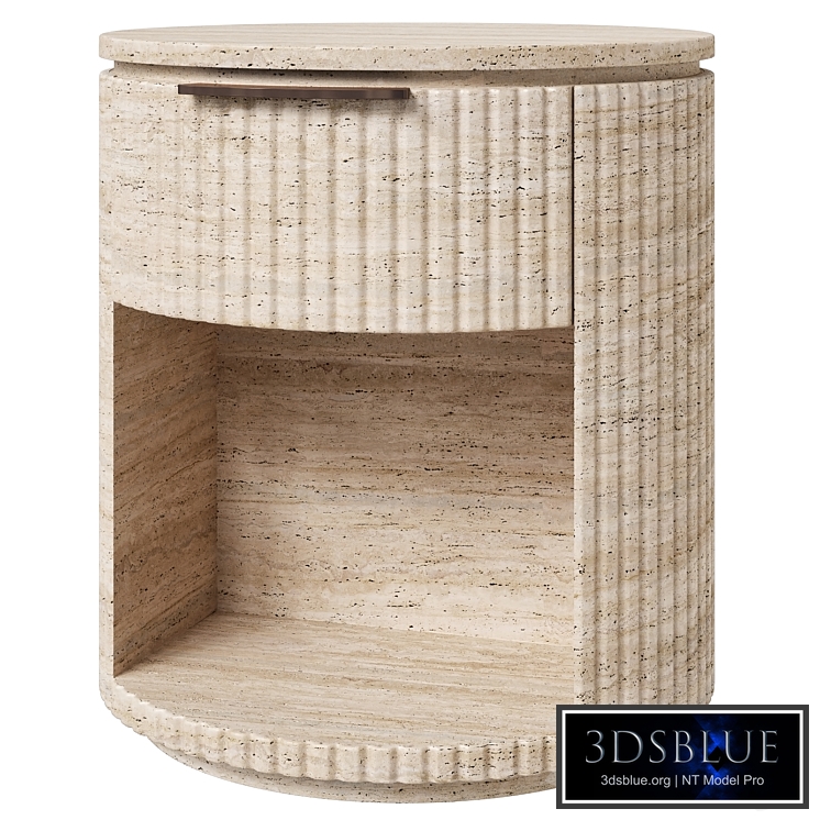Restoration Hardware Byron travertine nightstand
