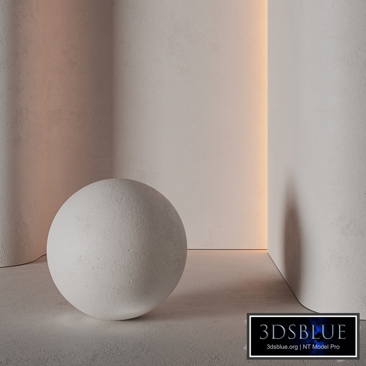 Rough Plaster PBR Material Set 02 8K