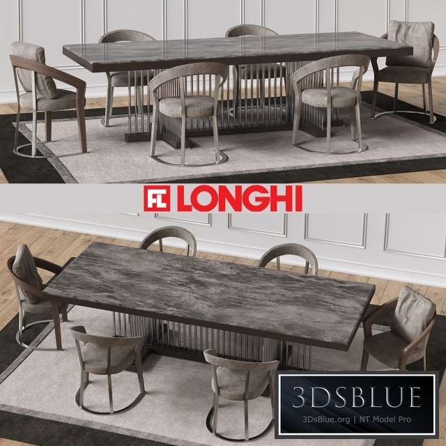 SCHUBERT Marble table &amp; FRANCES Chairs