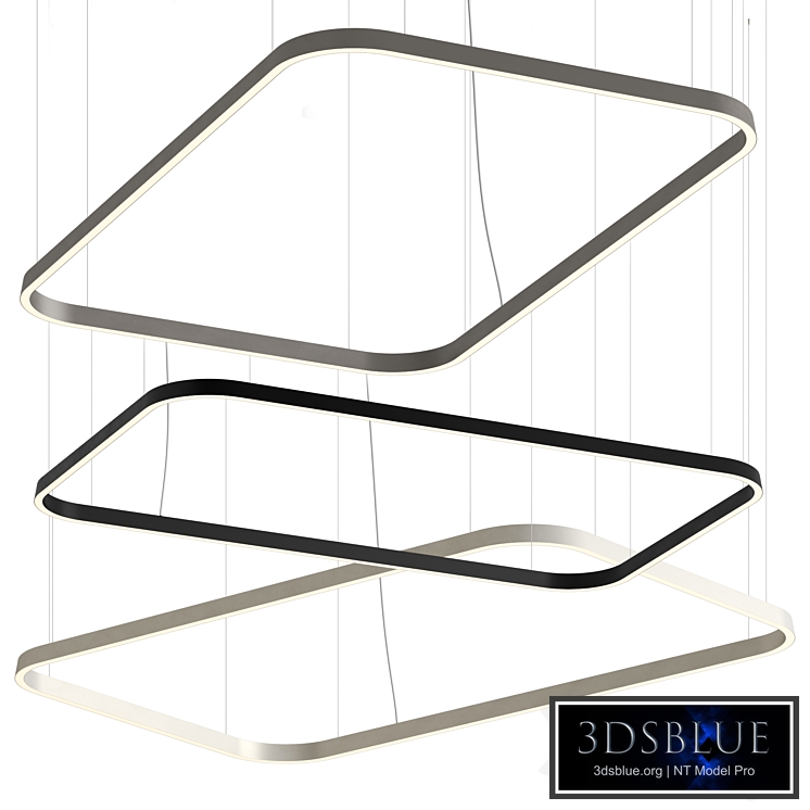 LedsC4 GEOMETRIC RECTANGLE | Hanging lamp