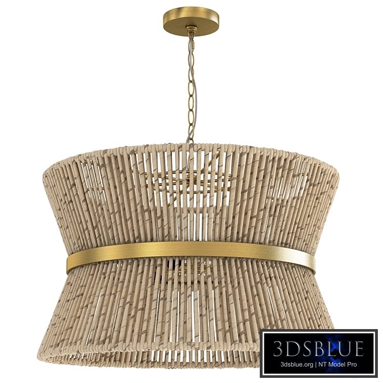 Visual Comfort Studio Thurlo Brass Three Light Pendant
