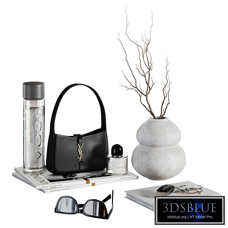 Decorative set with small bag