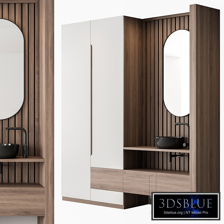 Bathroom Set Stone Wall - Set 60