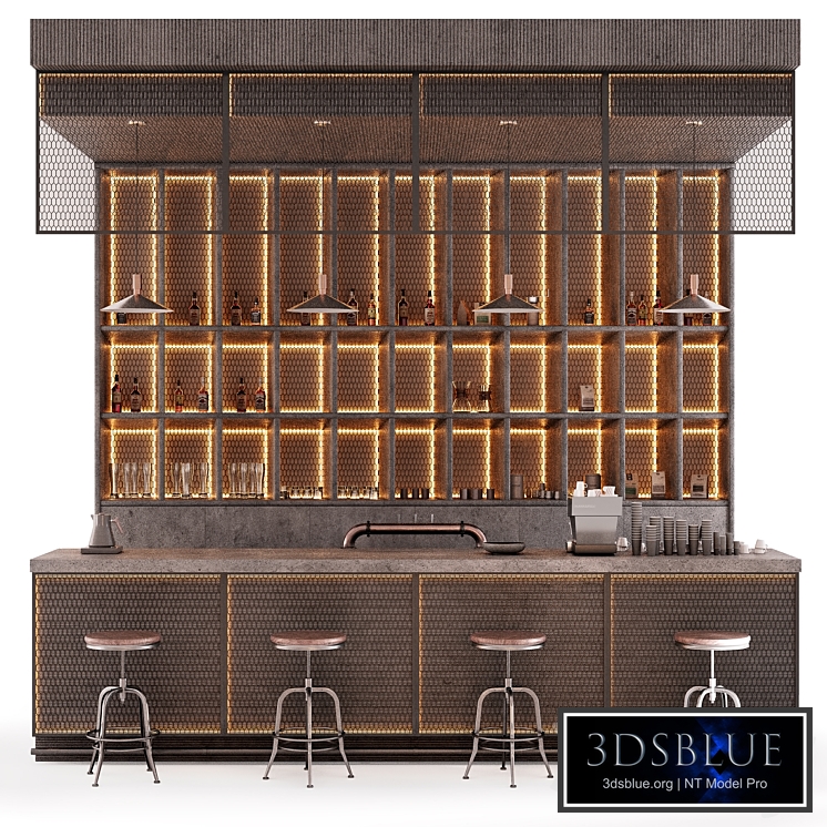 Industrial Bar Counter