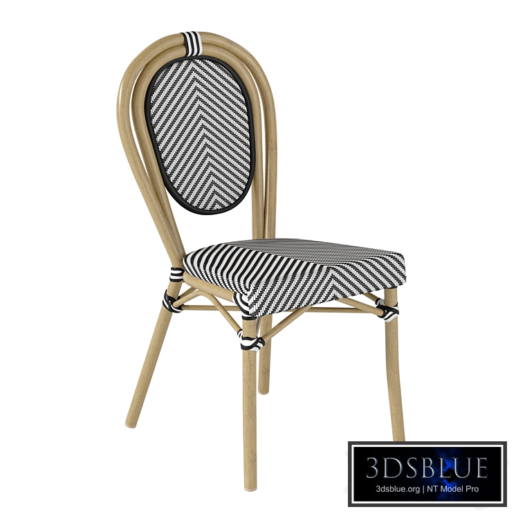 Wicker Plastic Chair for Garden and Patio