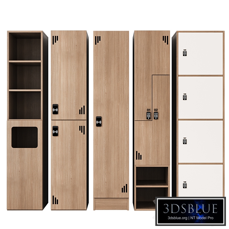 Locker room lockers 006