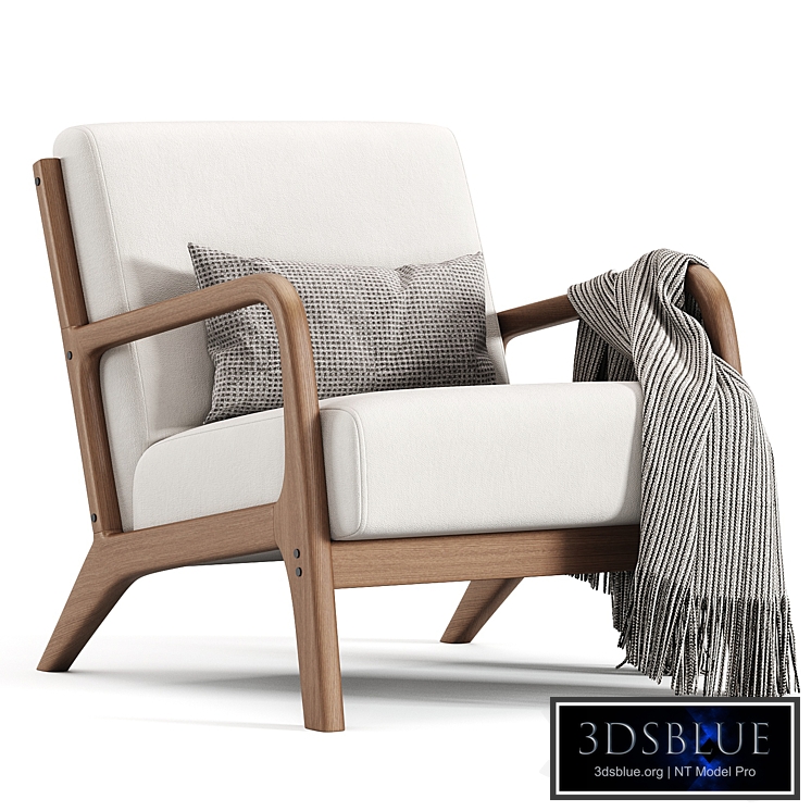 Hertford Upholstered Linen Blend Accent Chair