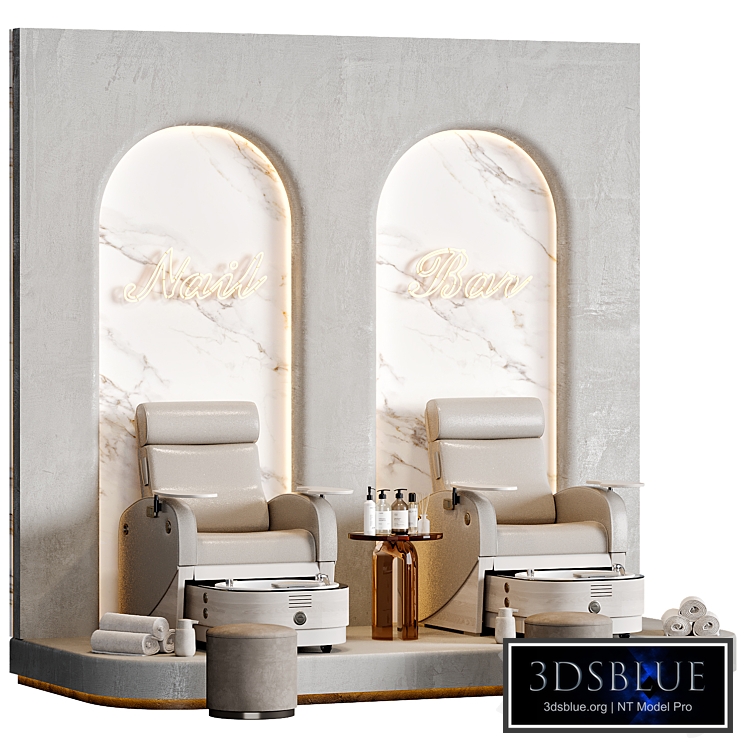 Pedicure area in the beauty salon 01