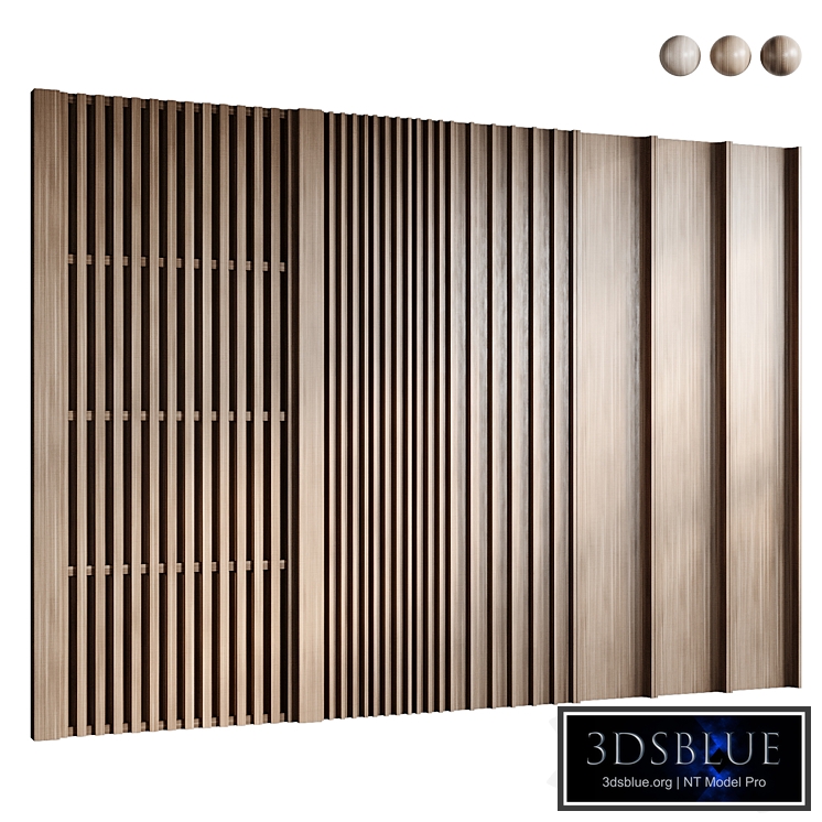 Wooden wall panel
