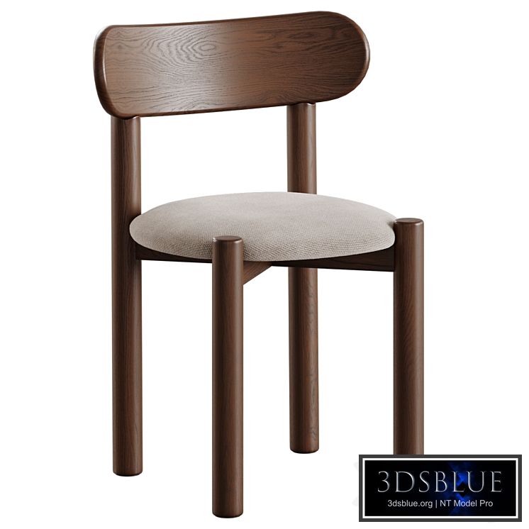 Nebai chair with hard and soft back