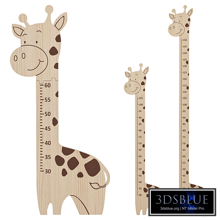 Childrens height meter Giraffe