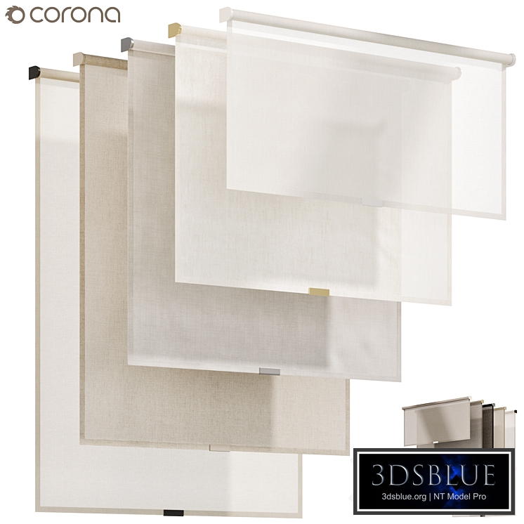 Roller blinds Curtains 03, Roller blinds