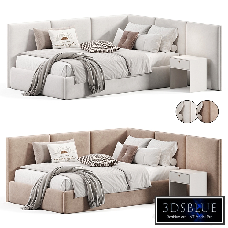 Modern Corner kids bed