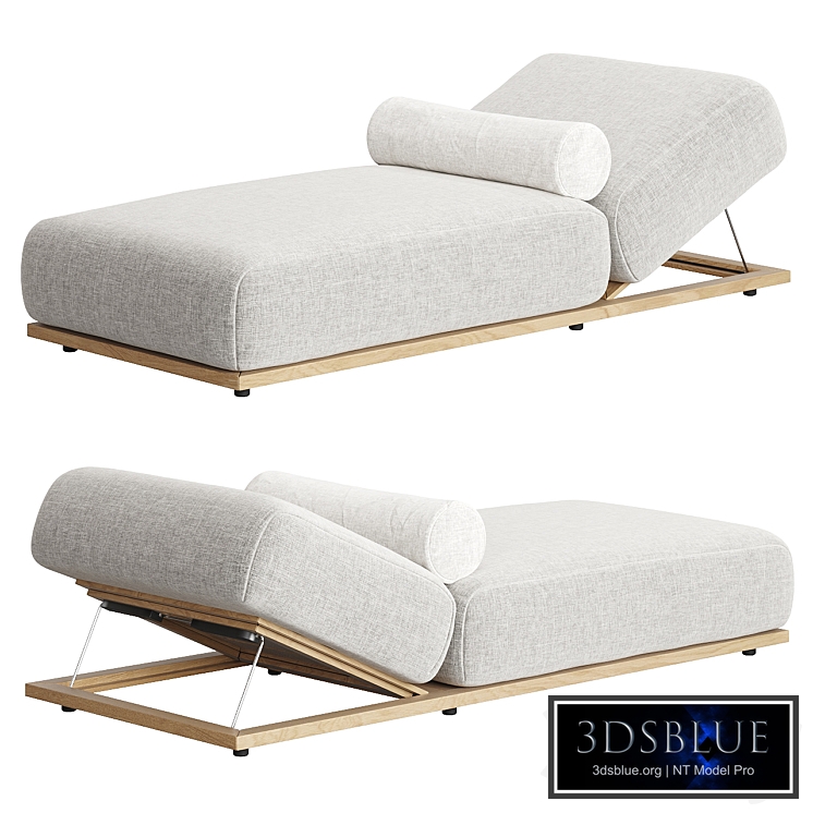 Claude Open Air Lounger by Meridiani