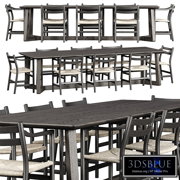 Edu Furniture Dining Set V1 / Garden furniture set