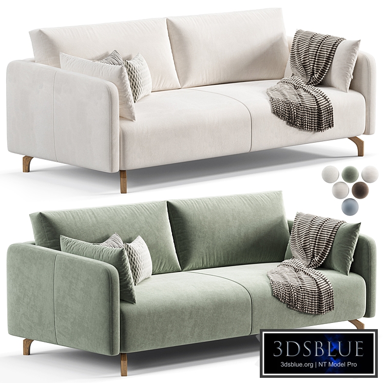 Sofa Lieri Velvet Beige by Divan.ru
