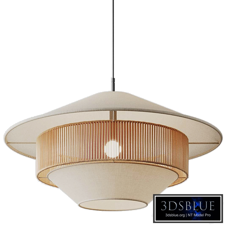 Stevie Mixed Woven Pendant