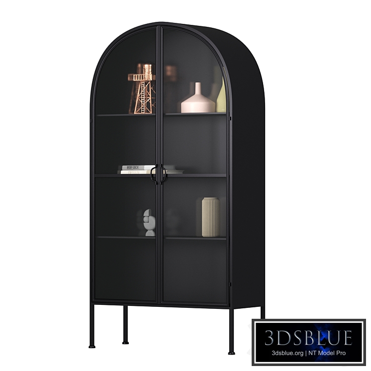 Ellos skap cabinet showcase with decor