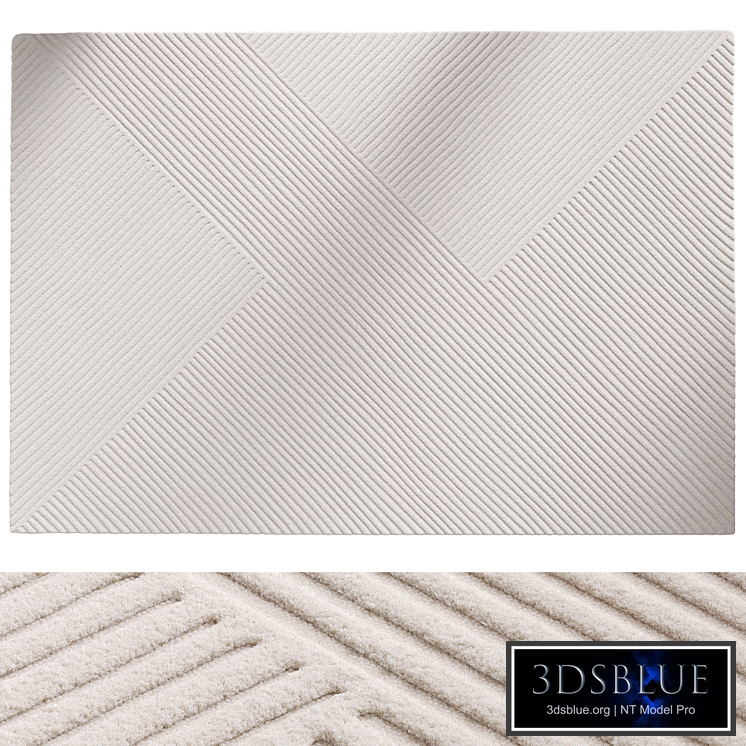 Wool Rug Yanis Ivory 3, Benuta