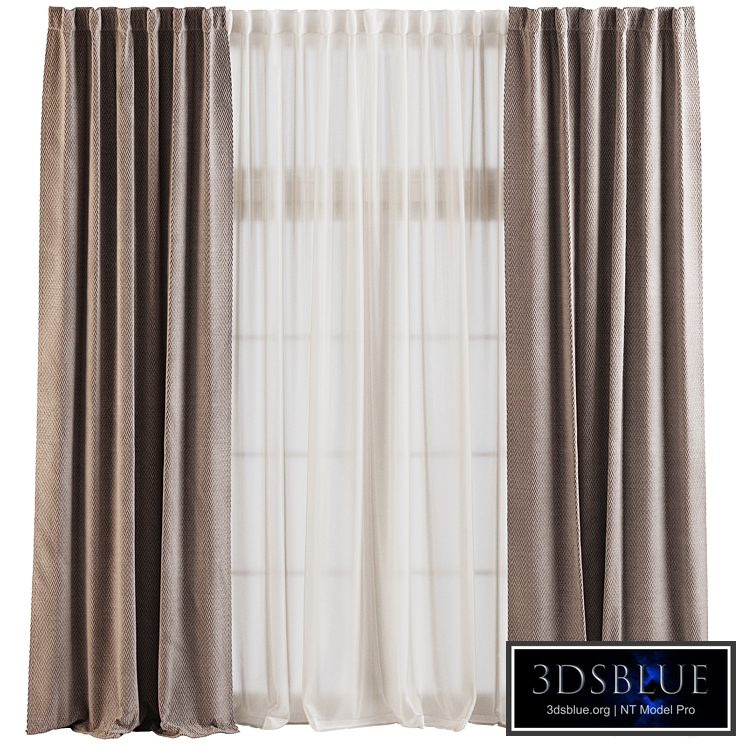 Luiz Curtain with Tulle