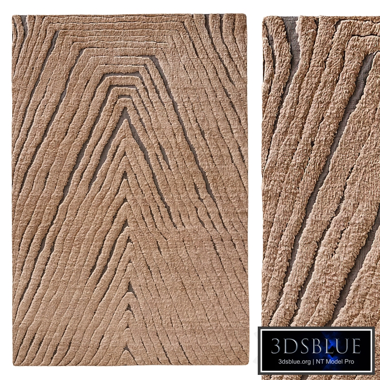 TARIFA WOOL RUG Burnt Caramel
