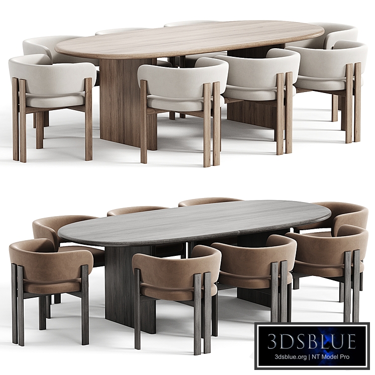 Bay Chair and Sakurai Dining Table