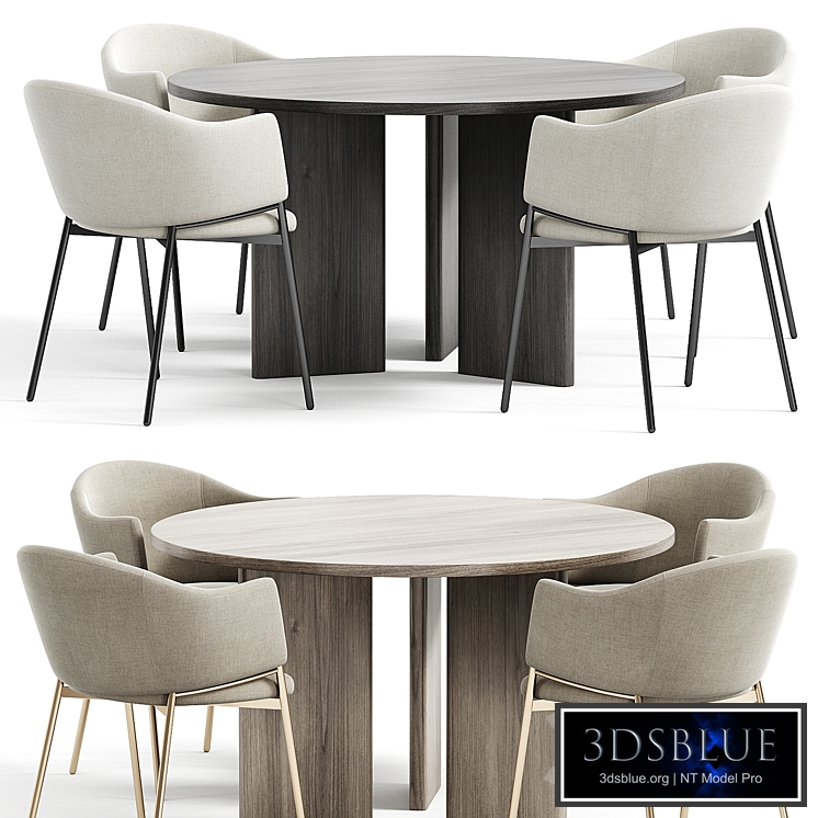 Eliza chair and Giulietta Round Dining Table