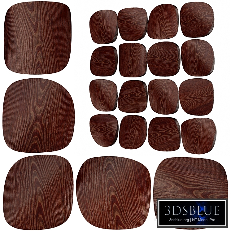 Sculpture Wood Wall Art 01