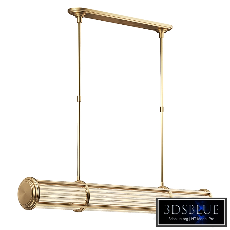 Perren Large Linear Chandelier by Visual Comfort