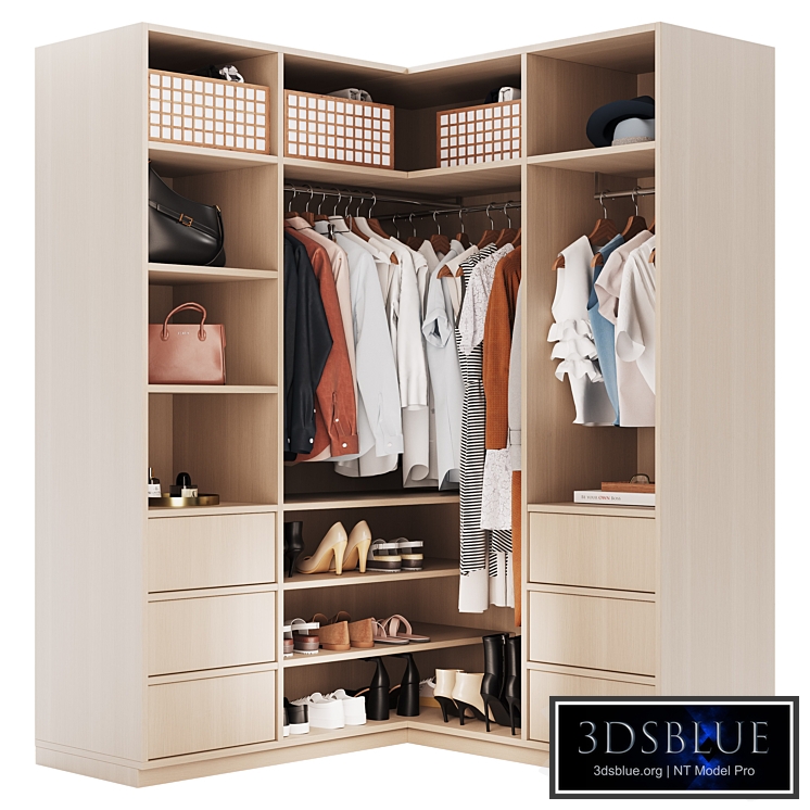 Corner wardrobe
