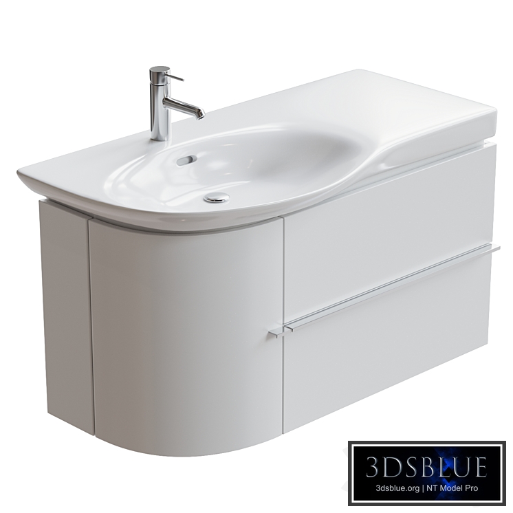 Laufen Palace Overhead Sink and Cabinet Case